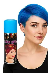 Спрей-фарба для волосся — тимчасове фарбування 380 мл блакитний
