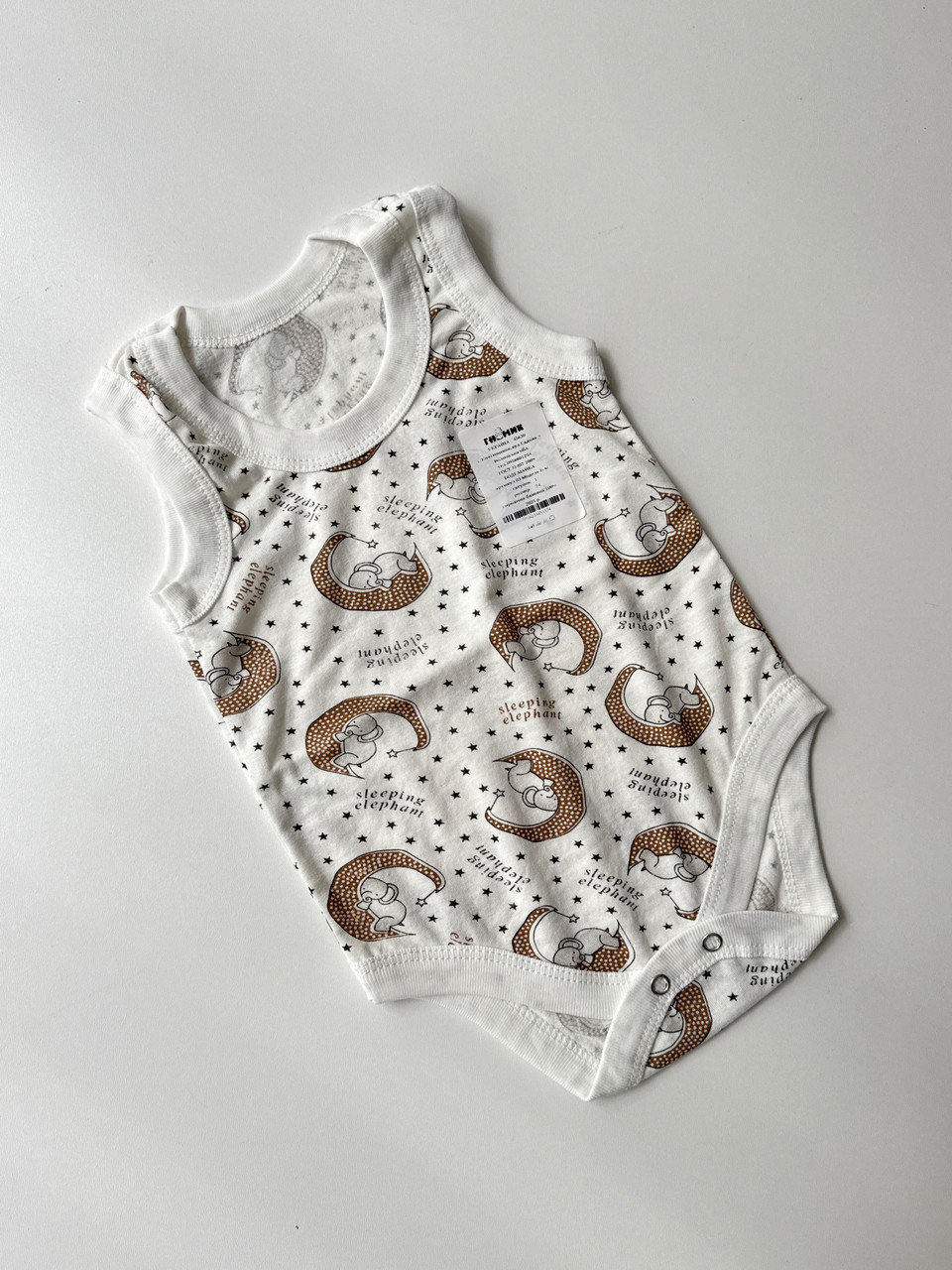 Боді-майка в тканині кулір, 74 розмір, фото 1