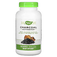 Активоване вугілля, Charcoal Activated, Nature's Way, 280 мг, 360 капсул