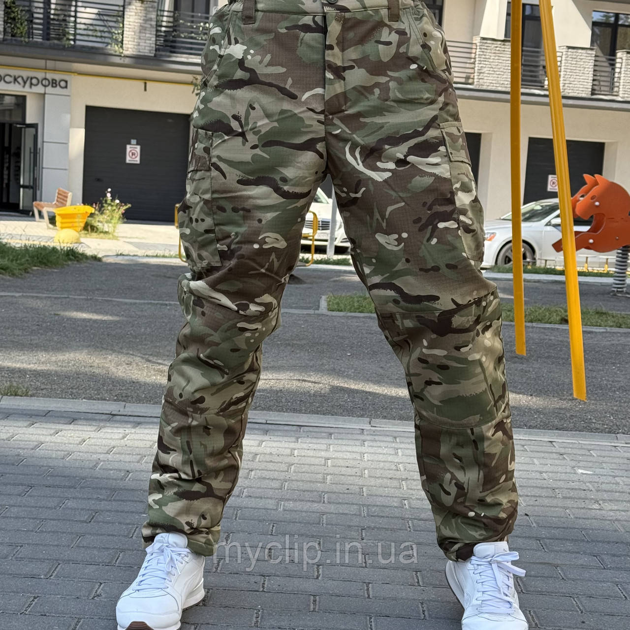 Штани тактичні військові теплі з підкладкою Omni-heat. Якісні штани вітровологозахисні зимові зсу, фото 1