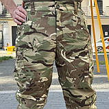 Штани тактичні військові теплі з підкладкою Omni-heat. Якісні штани вітровологозахисні зимові зсу, фото 3