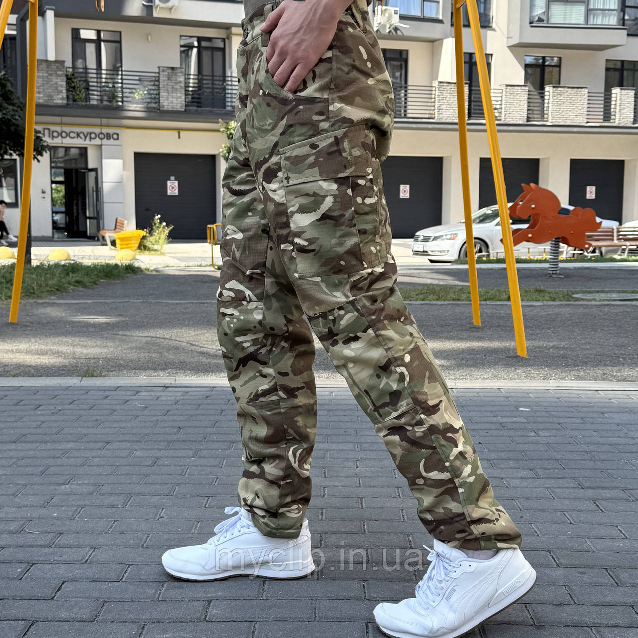 Штани тактичні військові теплі RIP-STOP. Якісні штани вітровологозахисні зимові зсу, фото 1