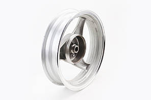 Диск задній литий MT2,50x12 Z18 для 2Т (бараб. гальм., d-108мм) "3 промені" сірий, фото 2