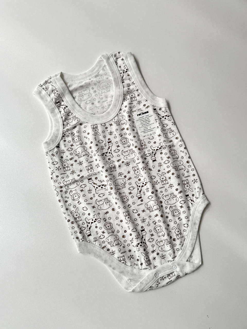 Боді-майка в тканині кулір, 92 розмір, фото 1