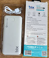 Повербанк Bix зі швидкою зарядкою 10000mAh реальна ємність, Type-C, умб, батарея акумуляторна PB10-QPD