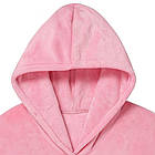 Плед толстовка з капюшоном 3в1 HUGGLE HOODIE, Рожевий / Худі з капюшоном та рукавами / Толстовка - плед з капюшоном, фото 6