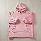 Плед толстовка з капюшоном 3в1 HUGGLE HOODIE, Рожевий / Худі з капюшоном та рукавами / Толстовка - плед з капюшоном, фото 10