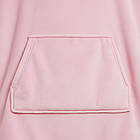 Плед толстовка з капюшоном 3в1 HUGGLE HOODIE, Рожевий / Худі з капюшоном та рукавами / Толстовка - плед з капюшоном, фото 8