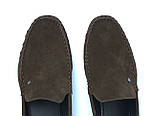 Чоловіче взуття великих розмірів замшеві мокасини коричневі Rosso Avangard M4 Strong Brown BS, фото 9