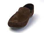 Чоловіче взуття великих розмірів замшеві мокасини коричневі Rosso Avangard M4 Strong Brown BS, фото 5
