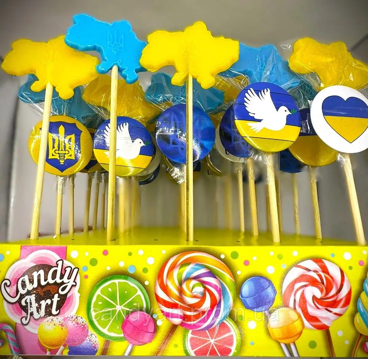 Натуральні льодяники "Україна" в інд.пакуванні 30шт/уп, фото 1