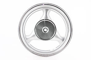 Диск задній литий MT3,50x13 Z19 для 4Т (бараб. гальм., d-130мм) "3 промені" сірий, фото 3