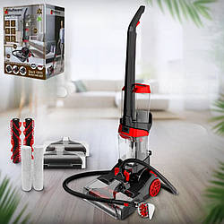 Вертикальний миючий пилосос для підлоги та меблів НМ-8807 Hoffmans Пилосос для вологого прибирання 1200W Червоний