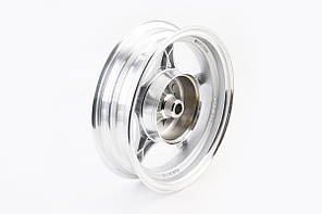 Диск задній литий MT2,50x10 Z19 для 4Т (бараб. гальм., d-110мм) "5 променів" сірий, фото 3