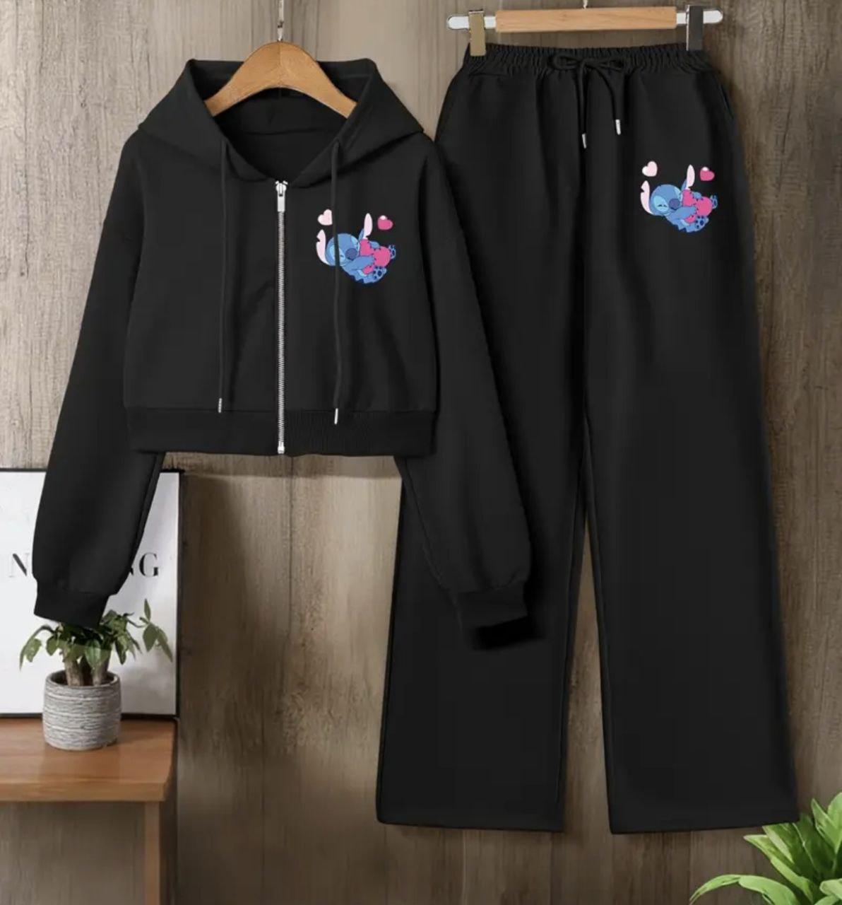 Теплий жіночий костюм зі Стічем, фото 1