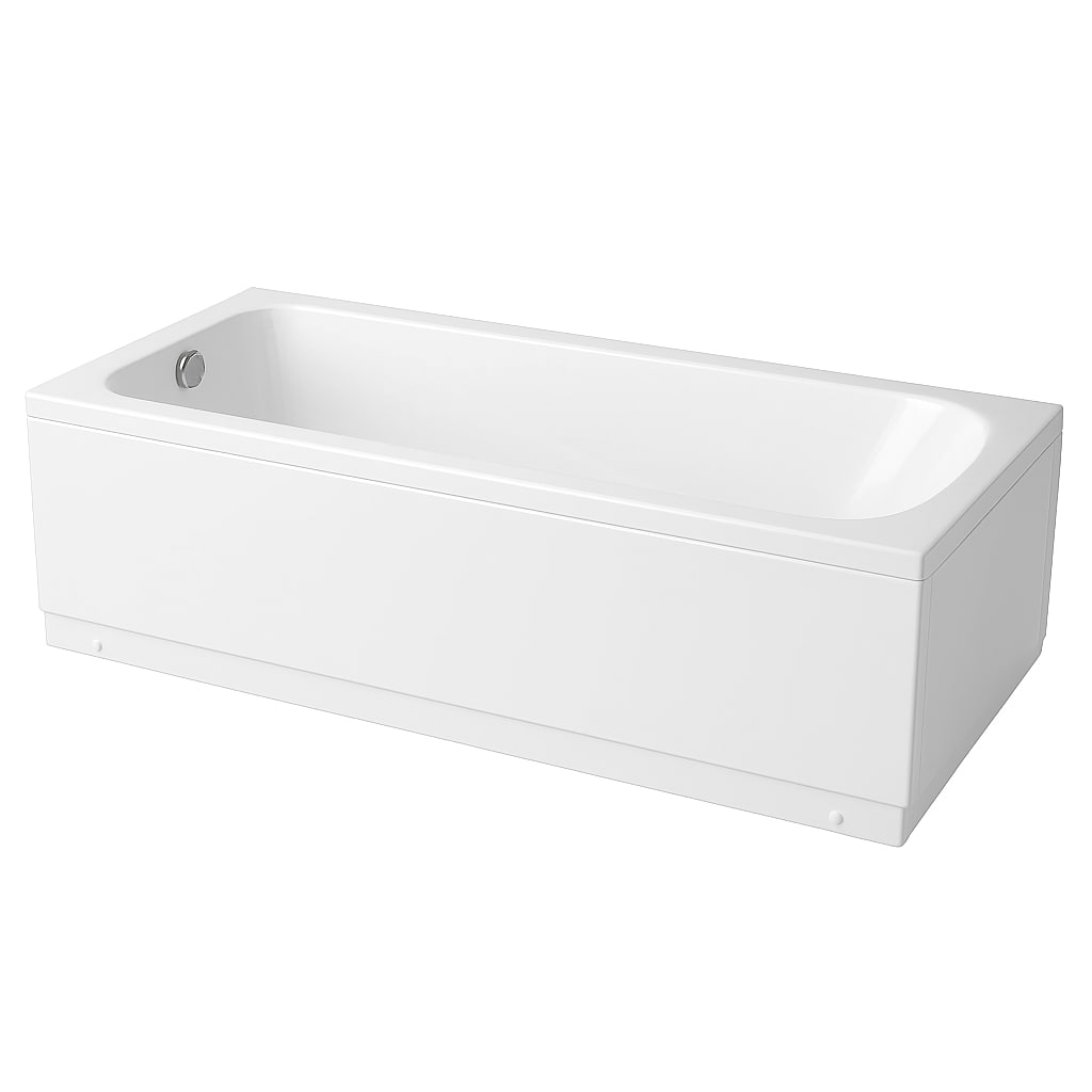 Ванна акрилова Shower ARTMINA SW-6873 130х70х40 см у комплекті з панеллю та ніжками