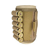 Патронташ Marck-men на 6 патронів .12К для дозарядки- 3в1. Патронташ розкладний: на руку, на пояс, в кишеню, фото 7