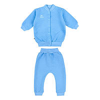 Комплект дитячий для хлопчика (кофта + штани) GABBI KT-25-3 Блакитний на зріст 74 (14634)