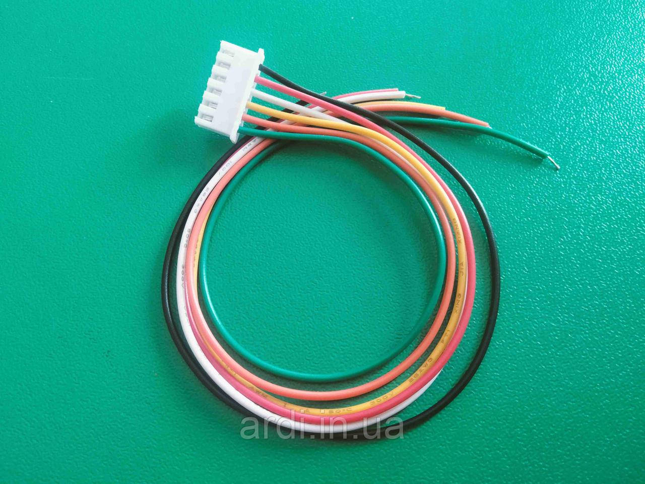 Роз'єму XH2.54 6pin з дротами, 20 см