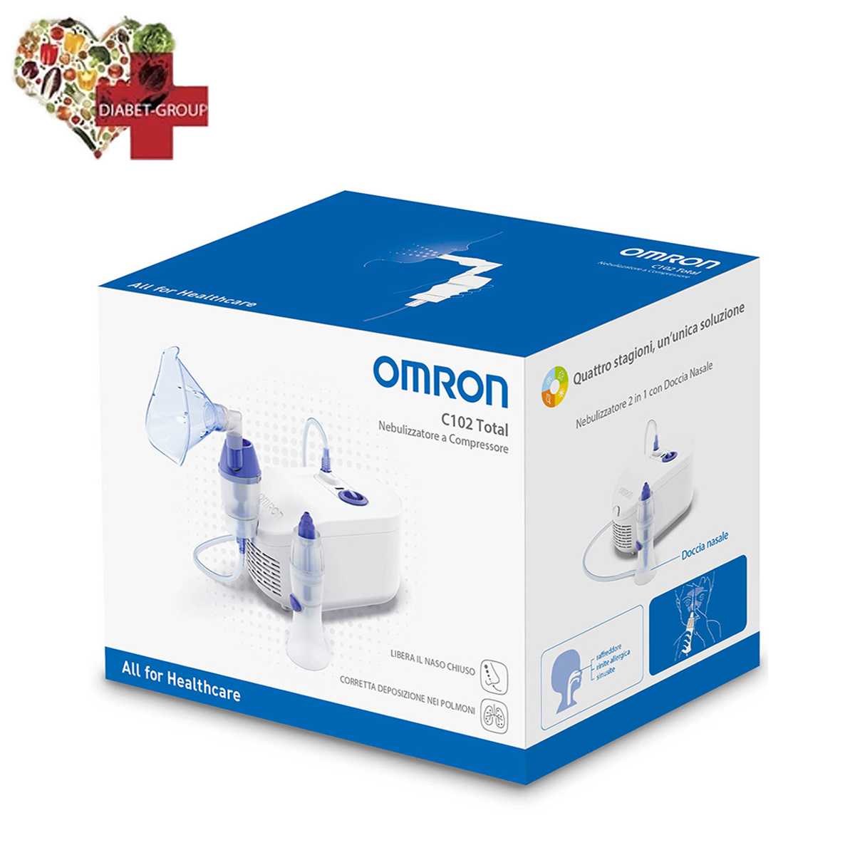 Компресорний небулайзер Omron C102 Total (NE-C102-E)