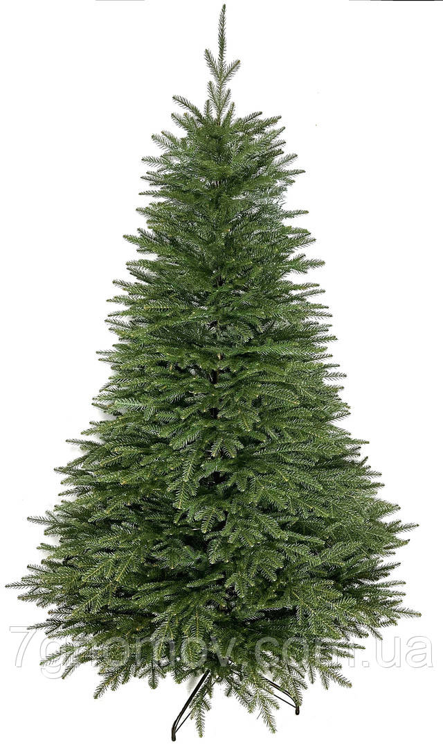 Штучна ялинка лита на металевих крабах зелена Емма 1.2 - 3 м.