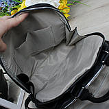 Сумка рюкзак жіночий стильний чорний міський модний, фото 10