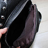 Сумка рюкзак чорний жіночий стильний міський модний універсальний, фото 5
