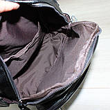 Сумка рюкзак чорний жіночий стильний міський модний універсальний, фото 6