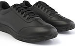 Легкі чоловічі кросівки шкіряні чорні демісезонні на невисокій Rosso Avangard DolGa All Gon Black, фото 6