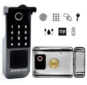 Бездротовий біометричний комплект контролю доступу SEVEN LOCK SL-7771BFkit