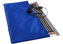 Електрокилимок 25х50 см (тепла електрогрілка) непромокаючий плівковий для тварин і рослин 30В