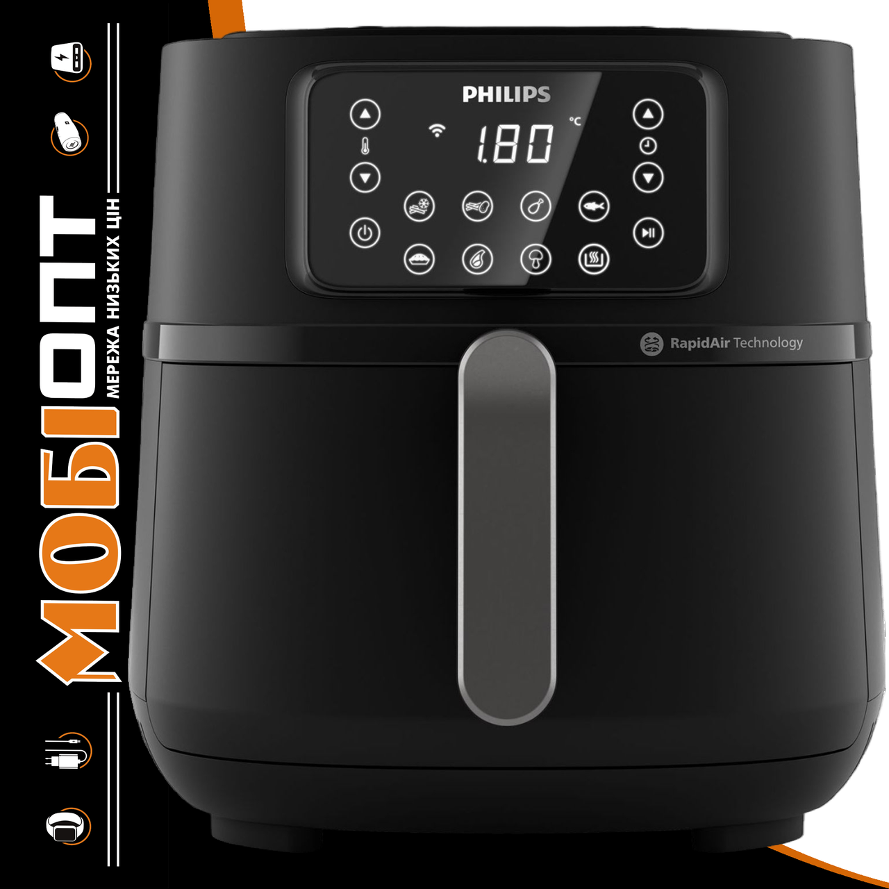 Мультипіч PHILIPS Airfryer 5000 Series XXL Connected HD9285/90 UA