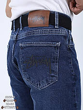 Чоловічі джинси-мом Stussy чорні джинси Mom темні Туреччина, фото 2