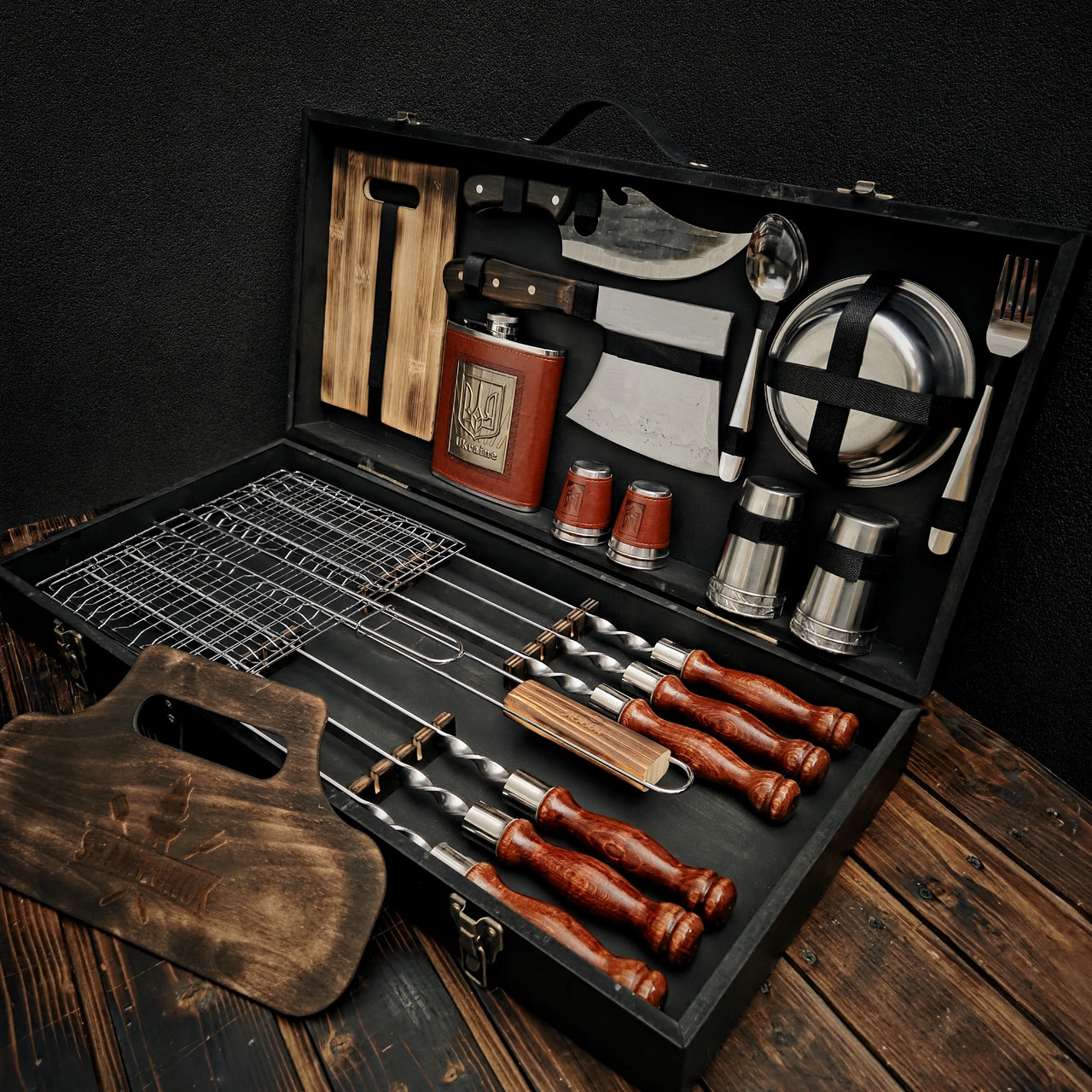 Набір шампурів в кейсі "Патріот", фото 1