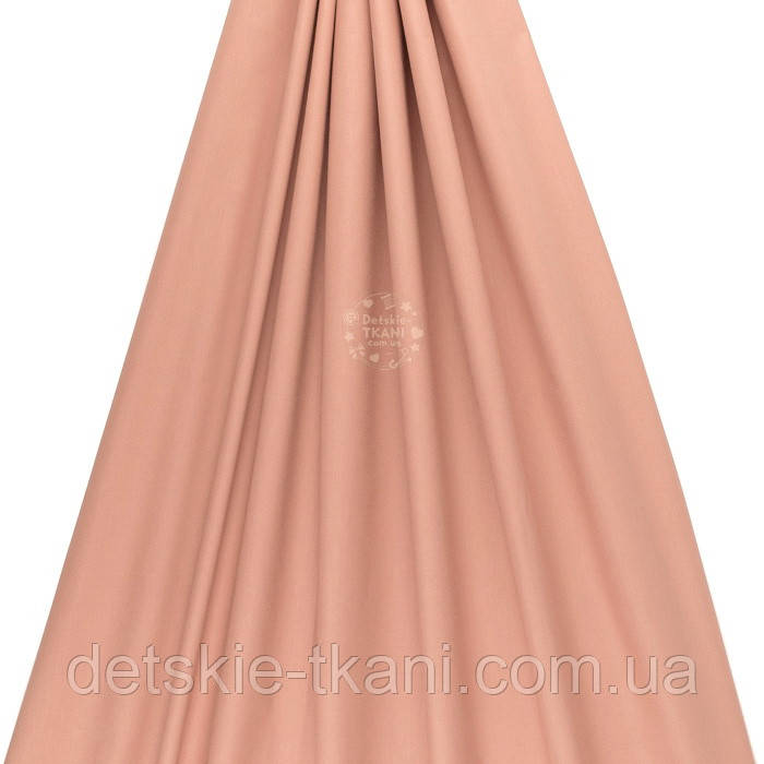 Поплін однотонний, колір сухої шипшини (№3540), фото 1