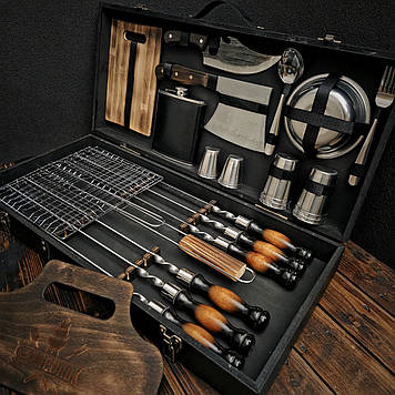 Набір шампурів в кейсі "Патріот Люкс"