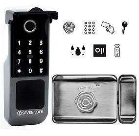 Бездротовий біометричний комплект контролю доступу SEVEN LOCK SL-7770BFkit
