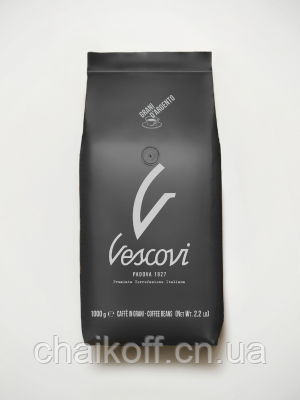 Кава в зернах Vescovi Grani D'argento 1000 г ( Італія)