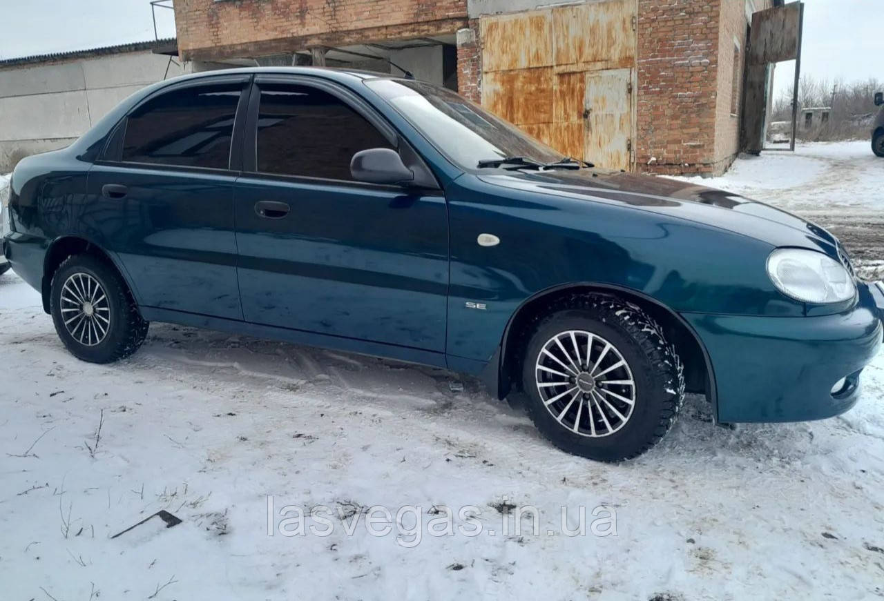 Дефлекторы окон (ветровики) Daewoo/Chevrolet Lanos/Sens Sed-HB 2005-2009 (Kyoung Dong/Корея), фото 1