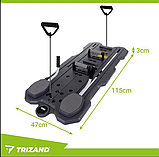 Дошка для пілатесу, йоги TRIZAND 26343, багатофункціональна, LCD, фото 4