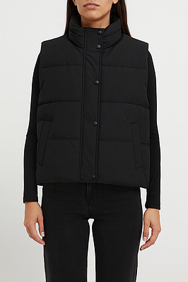 Жіночий жилет Show Moda чорний (6815)