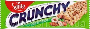 Злаковий батончик Sante горіх та мигдаль 35 гр, фото 1