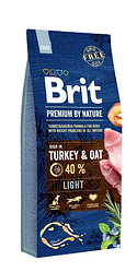 Сухий корм Brit Premium Dog Light для собак з надмірною вагою зі смаком індички