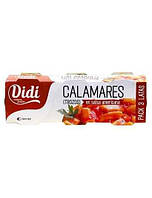 Кальмари Didi Calmares en salsa americana 3*78 г