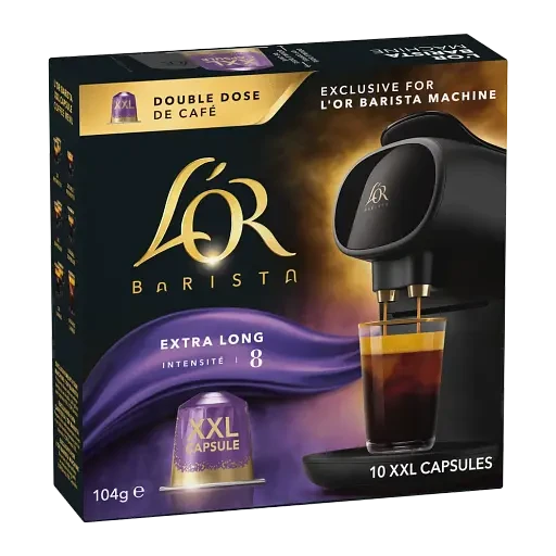 Nespresso капсулы L'OR Extra Long XL 10 шт Франція Неспрессо Льор XL капсула для кофемашинок Lor Barista, фото 1