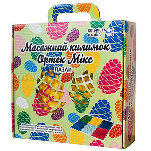 Килимок масажний "Пазли Мікс" (6 елементів) 07790 Ortek