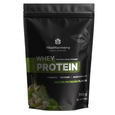 Протеїн Whey protein VitalHarmony Salted Pistachio 700g, фото 1