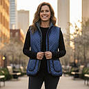 096 Безрукавка на овчині з коміром, фото 3