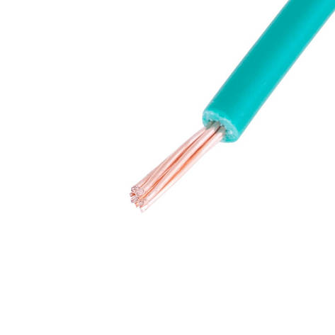 Дріт багатожильний 0.75mm2 (19AWG, 7xD0.37mm) зелений, 1 м, фото 1