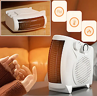 Тихий нагрівач для спальні Портативний електричний міні нагрівач у резитку з підсвіткою